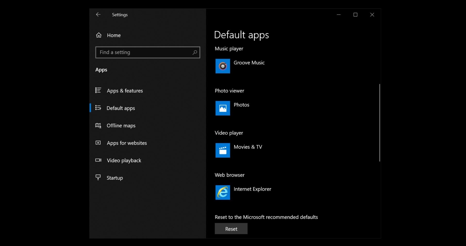 Fix An App Default Was Reset Error In Windows 10 - Technoresult