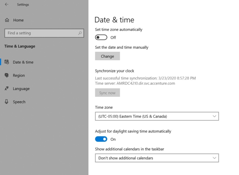 Fix Adjust for daylight saving time automatically is Grayed Out
