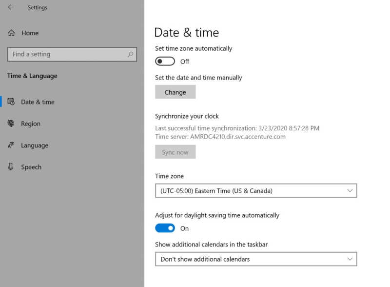 Fix Adjust for daylight saving time automatically is Grayed Out