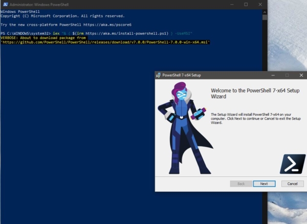 powershell download windows 10