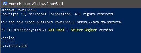 check PowerShell version