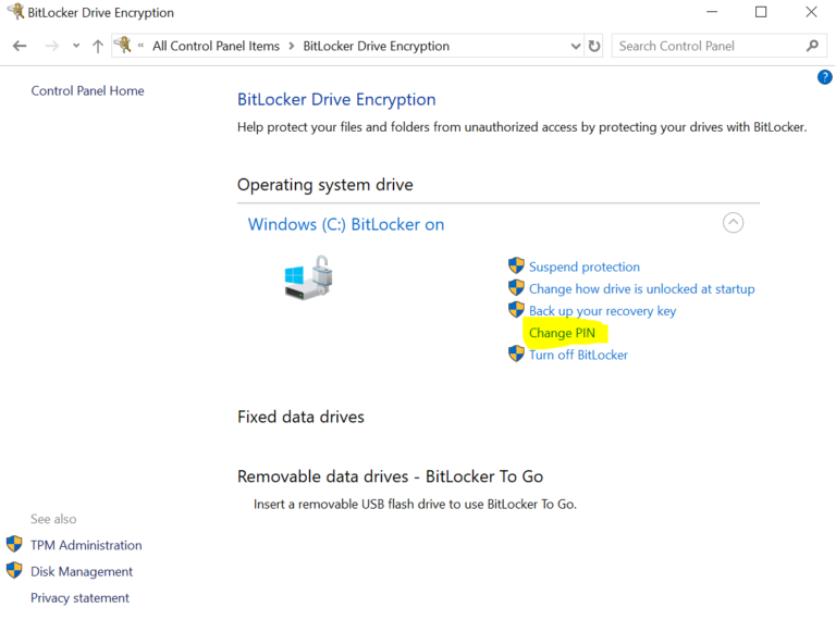 How to Reset BitLocker Pin Using PowerShell? - Technoresult