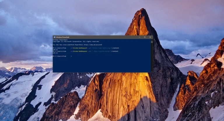 How to Find Public IP address Using PowerShell?