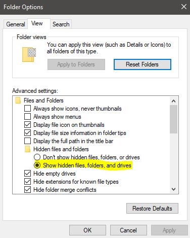 Delete Desktop.ini files and stop regenerating