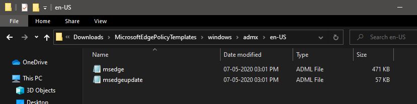 ADMX Templates for Microsoft Edge adml files