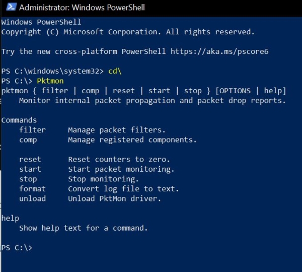 All about Network Sniffer Tool PktMon.exe in Windows 10 Technoresult