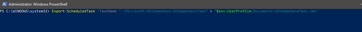 Import or Export Tasks using powershell