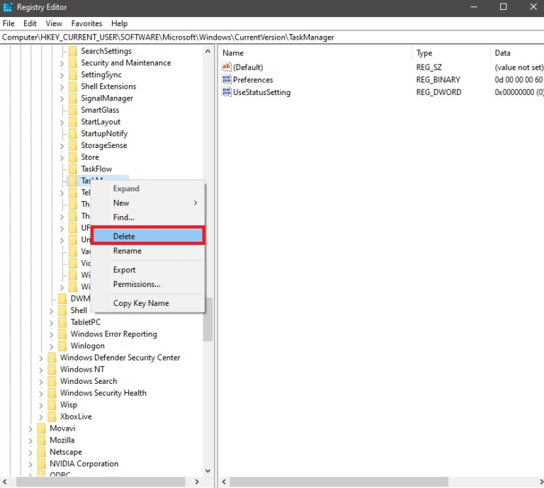 How To Reset Windows Task Manager To Default Settings Technoresult