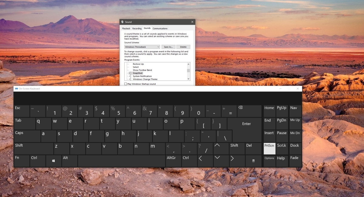 How to Enable Sound Alert for PrintScreen Key in Windows 10? - Technoresult