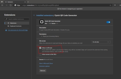 How to Enable Extensions in InPrivate Browsing Mode in Microsoft Edge ...