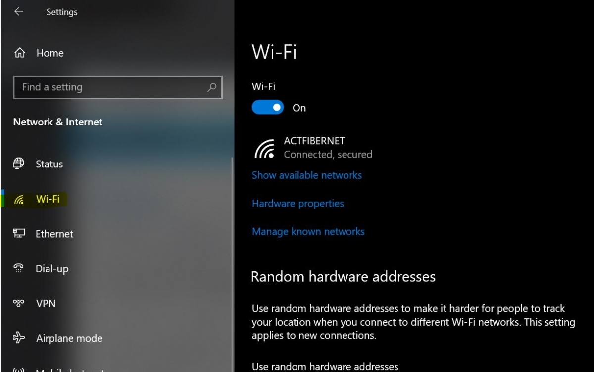 Wifi task windows 10 что это