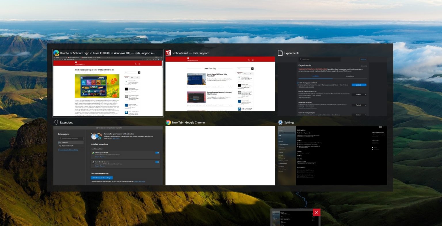 Disable Displaying Of Edge Tabs In Alt Tab In Windows 10 Technoresul