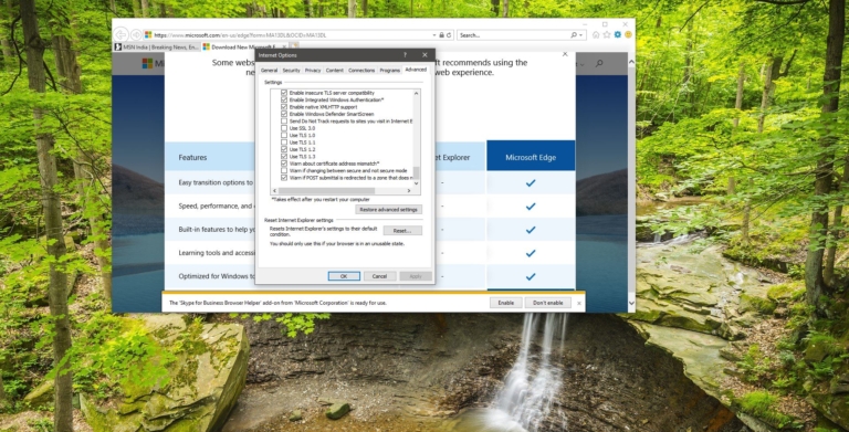How to Enable TLS 1.3 in Windows 10?