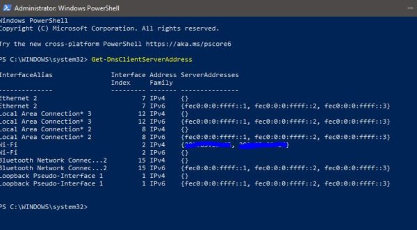 Создание dns записи powershell