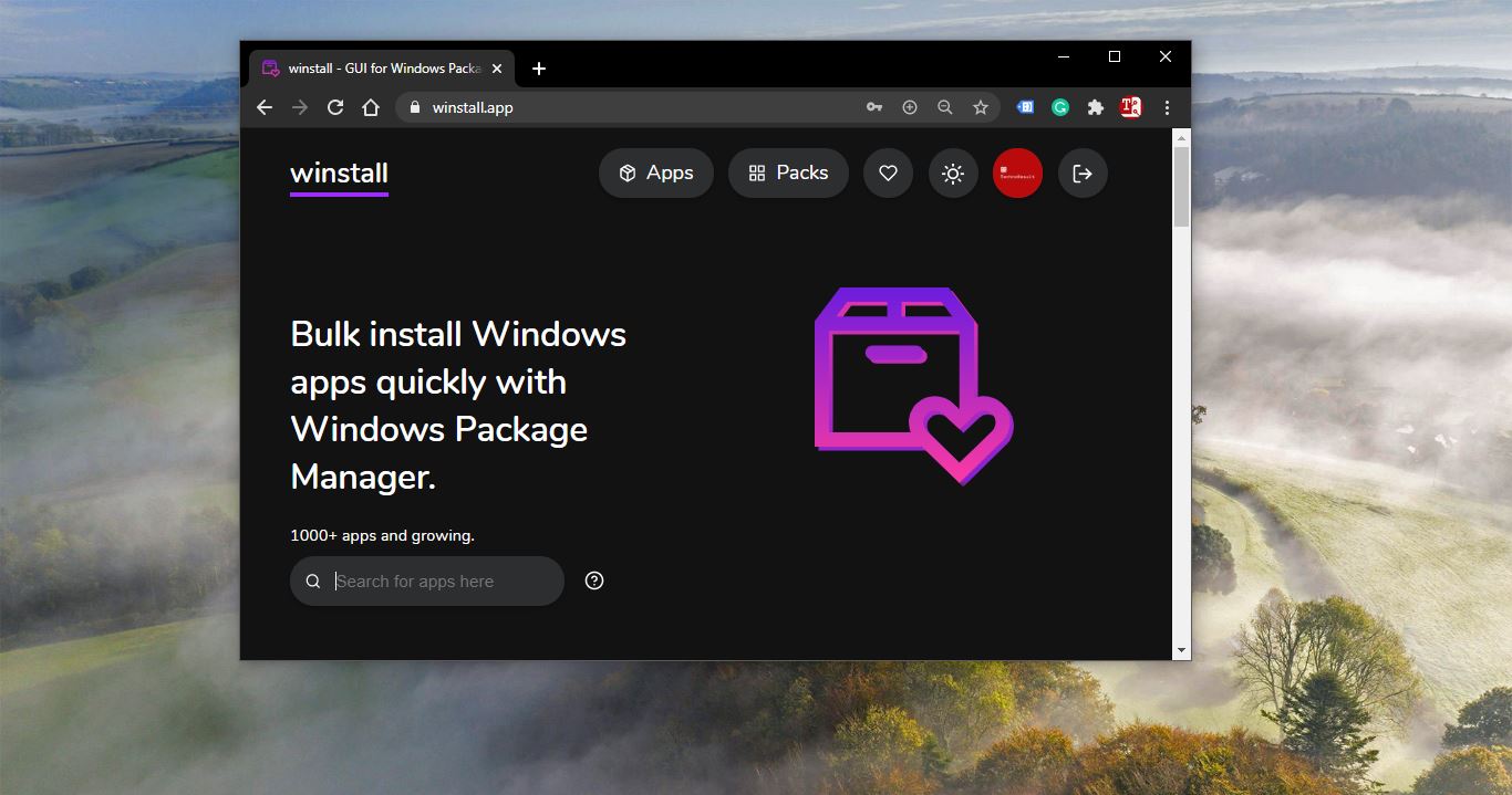 How to Bulk Install apps with Winstall in Windows 10?