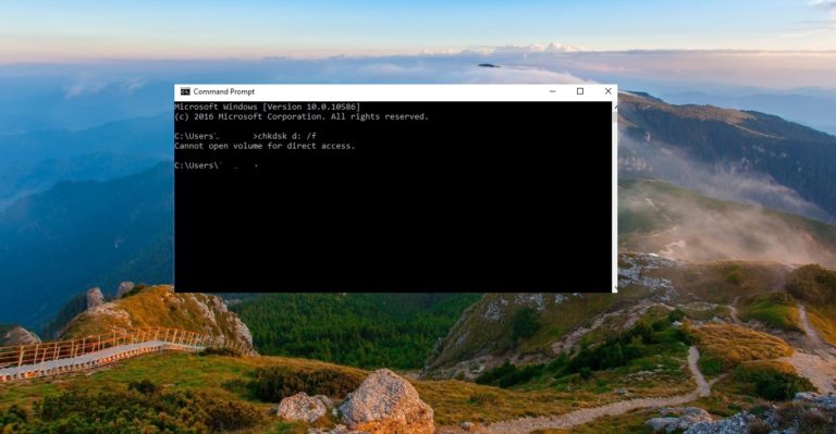 Fix Can’t open volume for direct access in Windows 10