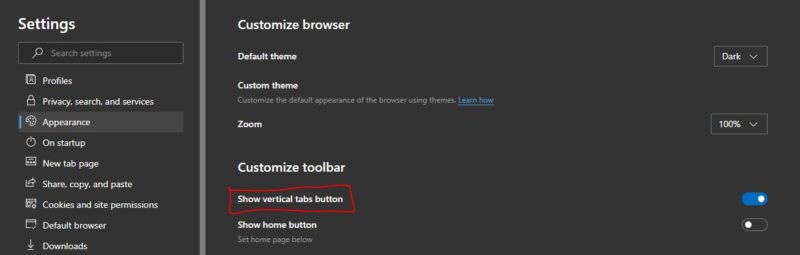 How To Enable Vertical Tabs In Microsoft Edge Technoresult 8705