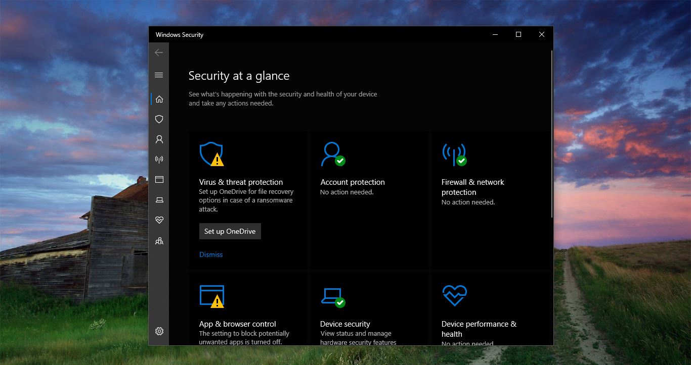 Enable or Disable Windows Security Center in Windows 10