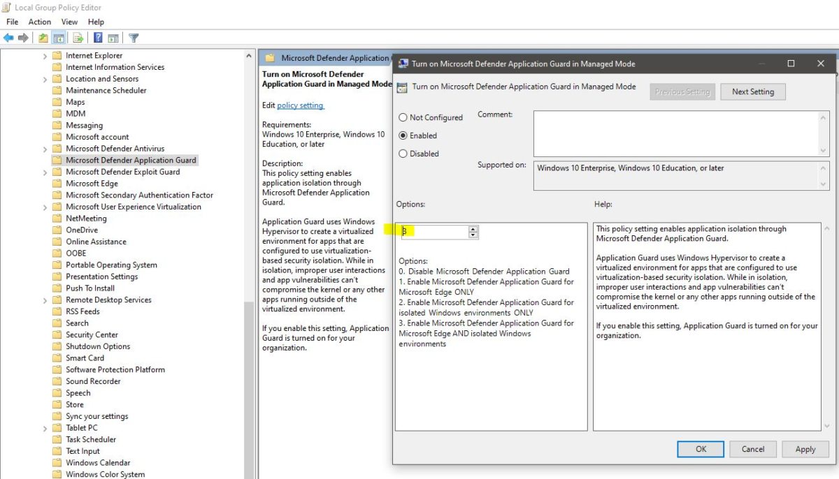 How to Enable Microsoft Defender Application Guard for Office