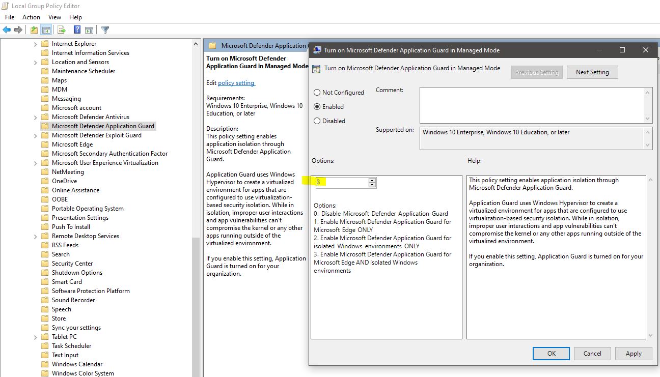 How to Enable Microsoft Defender Application Guard for Office