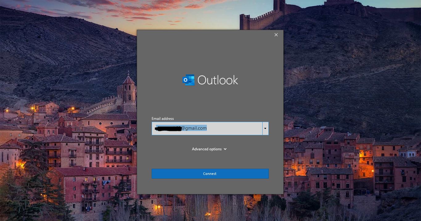outlook not asking for password