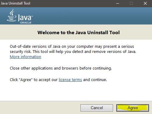 java unable to install. error code 1618.