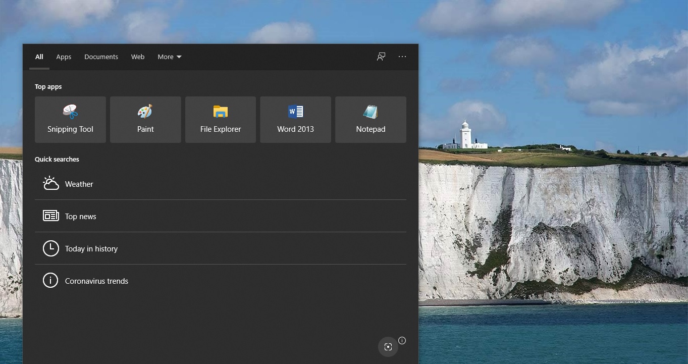 How to Disable Windows Search History Feature in Windows 10?