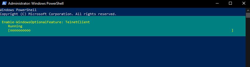 enable Windows Features Using PowerShell