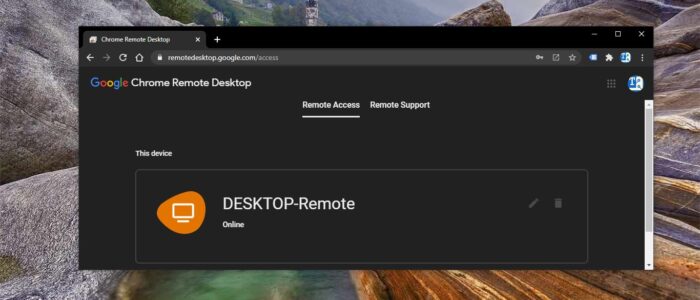 Remotely access your computer using chrom remote desktop