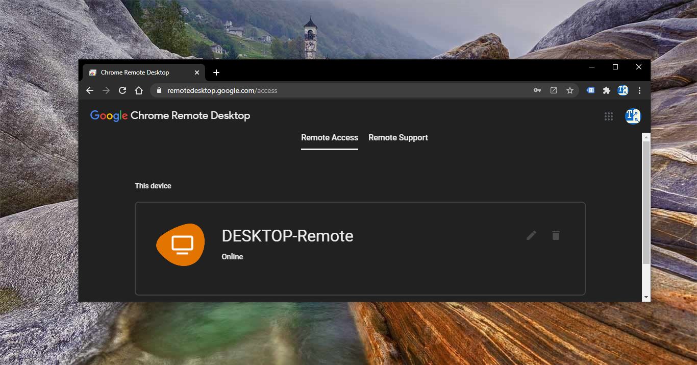 Remotely access your computer using chrom remote desktop