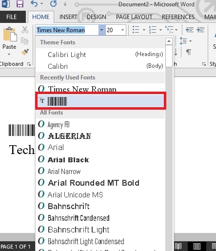 how-to-add-barcode-font-in-microsoft-word-technoresult