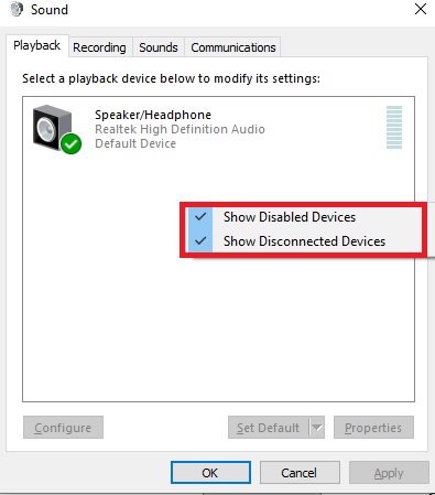 fix HDMI audio not working by HDMI audio default