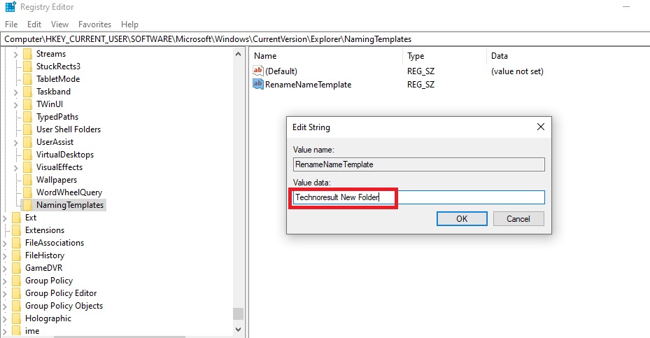 How To Change New Folder Default Name In Windows 10? - Technoresult