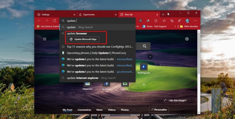 How To Enable Address Bar Suggestions In Microsoft Edge Quick Actions 