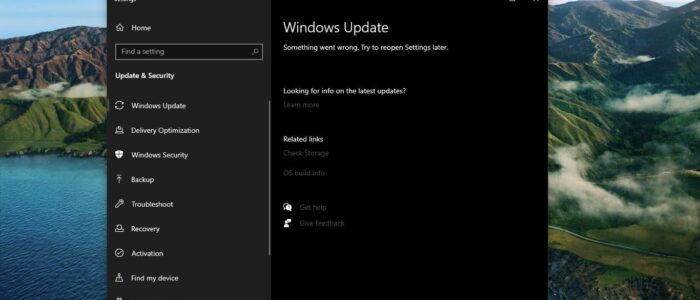 windows update error feature image