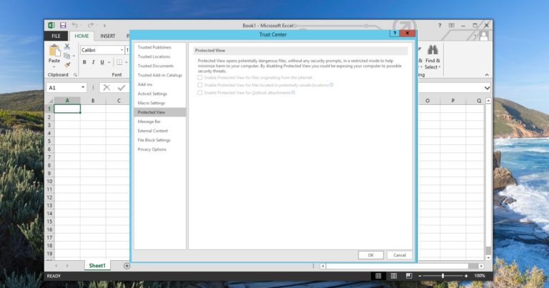 How to Remove Enable Editing button in Excel Using Registry?
