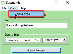 Modify Date and Time attributes