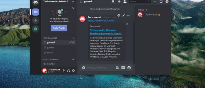 discord Auto-embed link preview feature