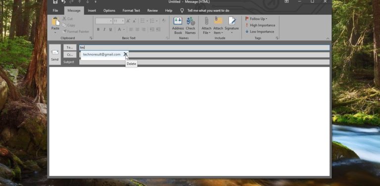 How to Clear Auto-Complete list Cache in Outlook?