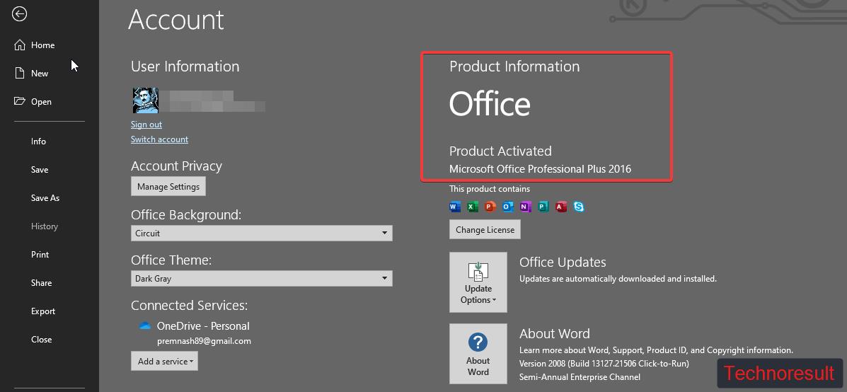 Activate Office 365