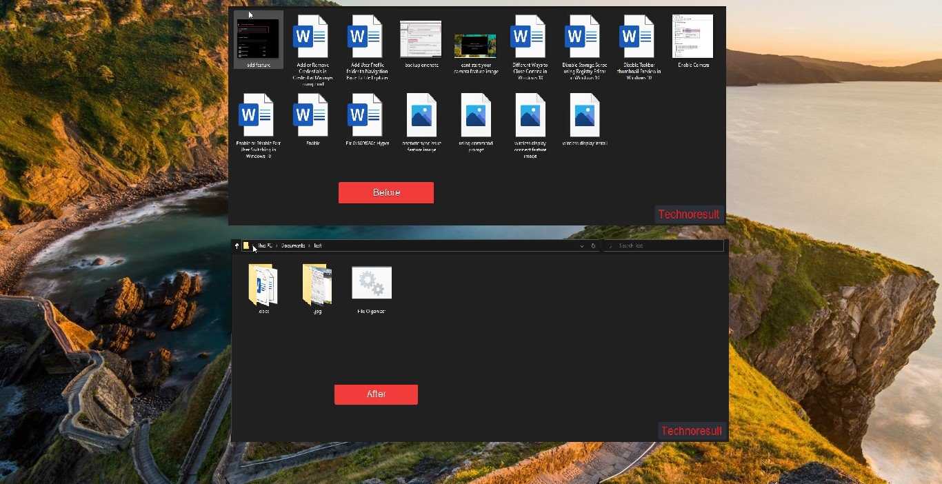 Organize files using batch file feature image