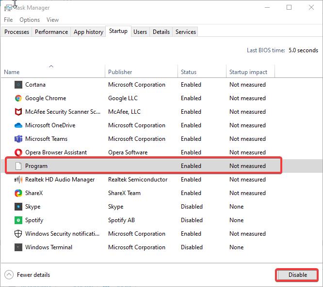 Stop PowerShell opening automatically