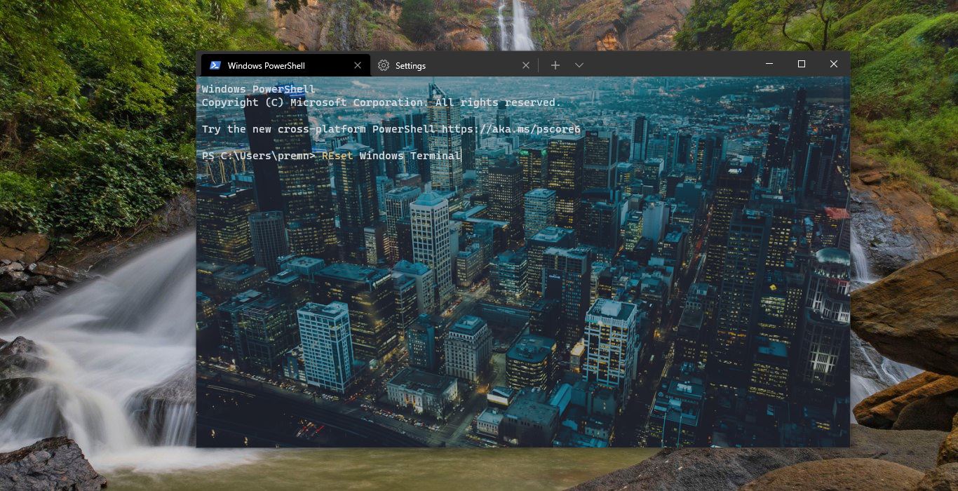 Reset windows terminal Feature image