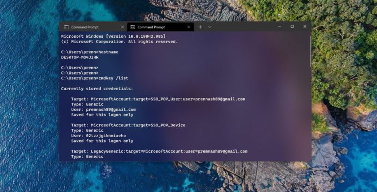 Add or Remove Credentials in Credential Manager using cmd - Technoresult