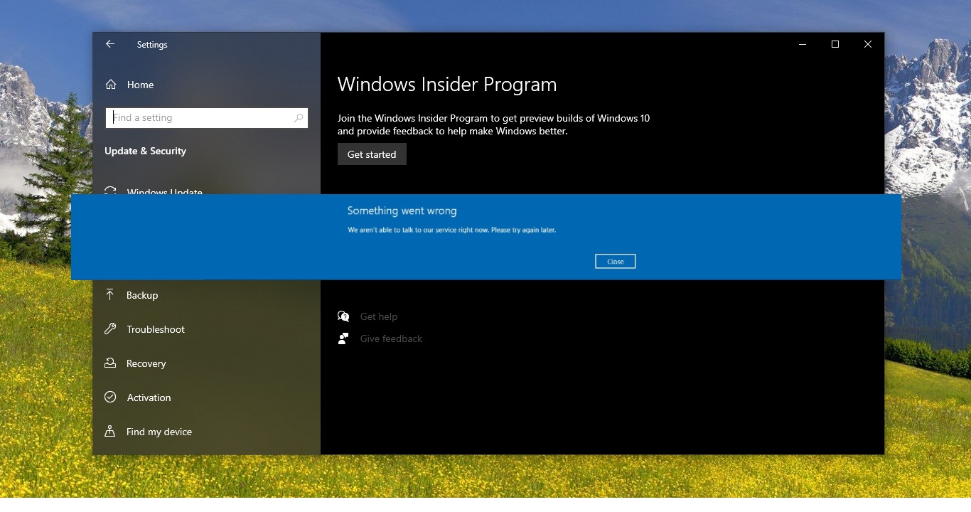 Fix Unable to Join Windows Insider Program in Windows 10 - Technoresult