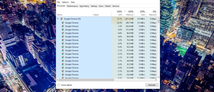Fix Multiple Chrome Processes running in the Task Manager