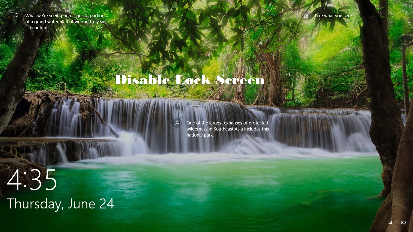 Enable or Disable Lock Screen in Windows 10 - Technoresult
