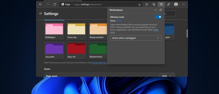 Enable Efficiency mode in Microsoft Edge feature image