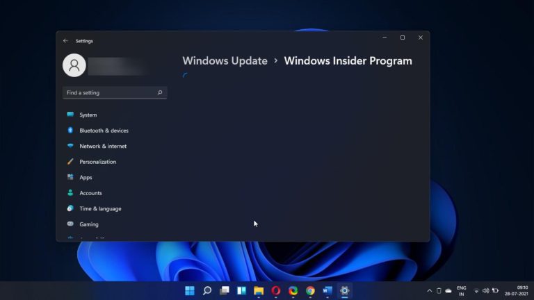 Fix Windows Insider Program Settings Keeps Loading issue - Technoresult