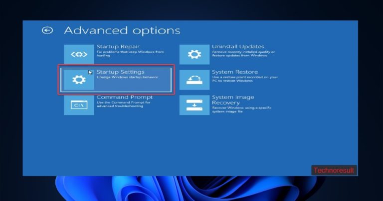 How to Boot into Windows 11 advanced Recovery options? - Technoresult